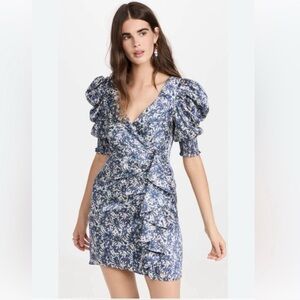Cinq a Sept Lucinda Floral Ruffle Dress